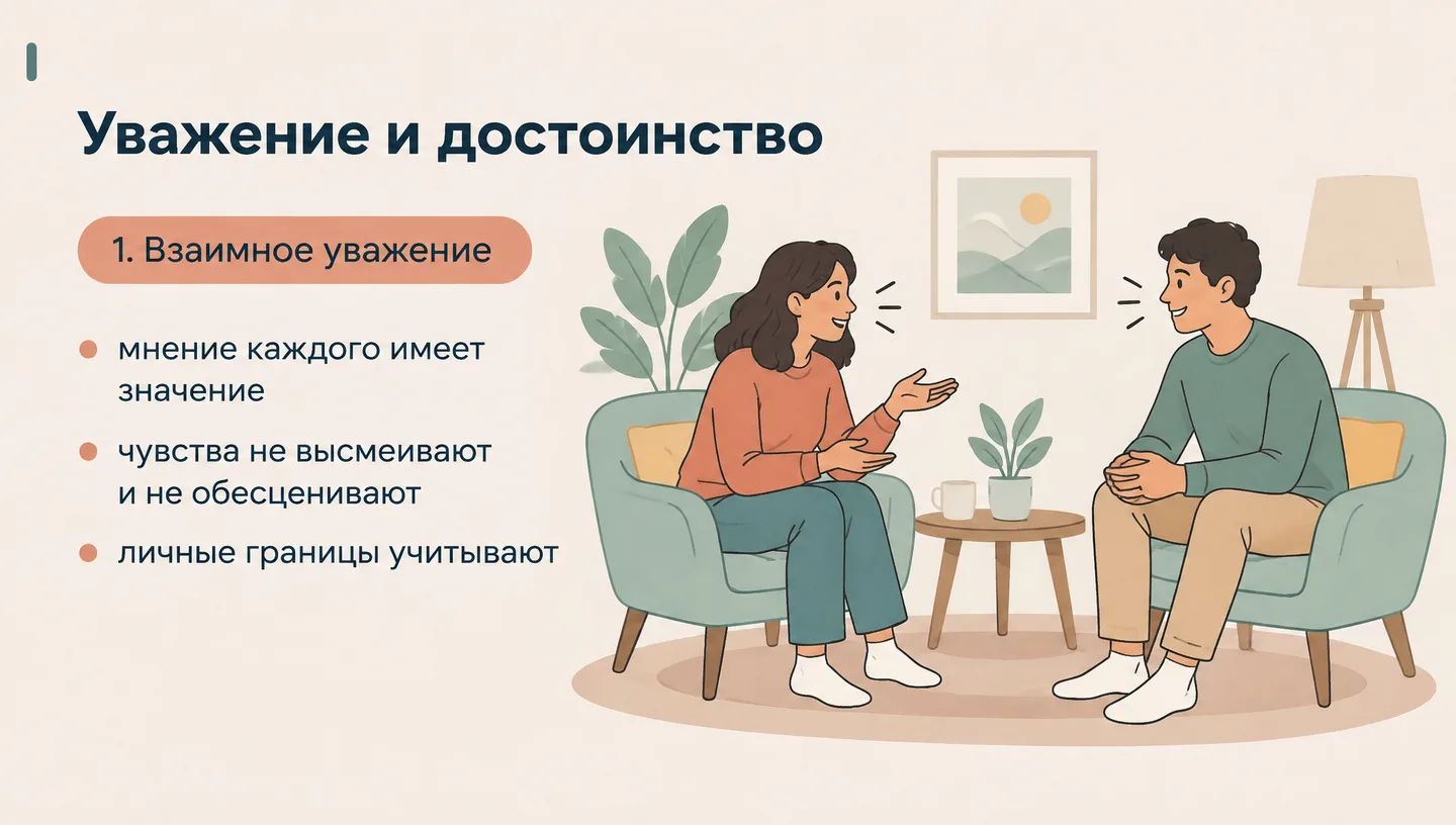 Уважение и достоинство