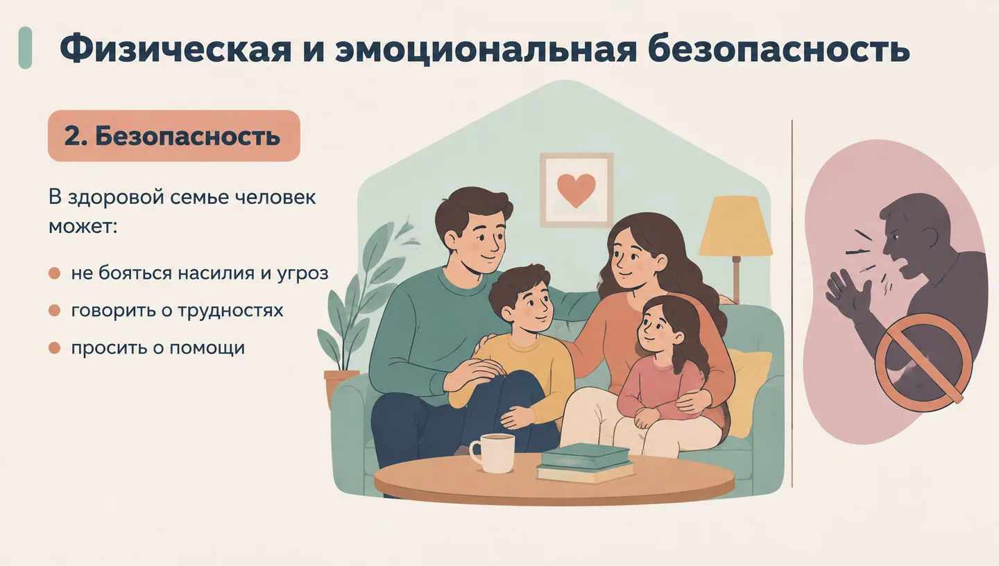 Физическая и эмоциональная безопасность