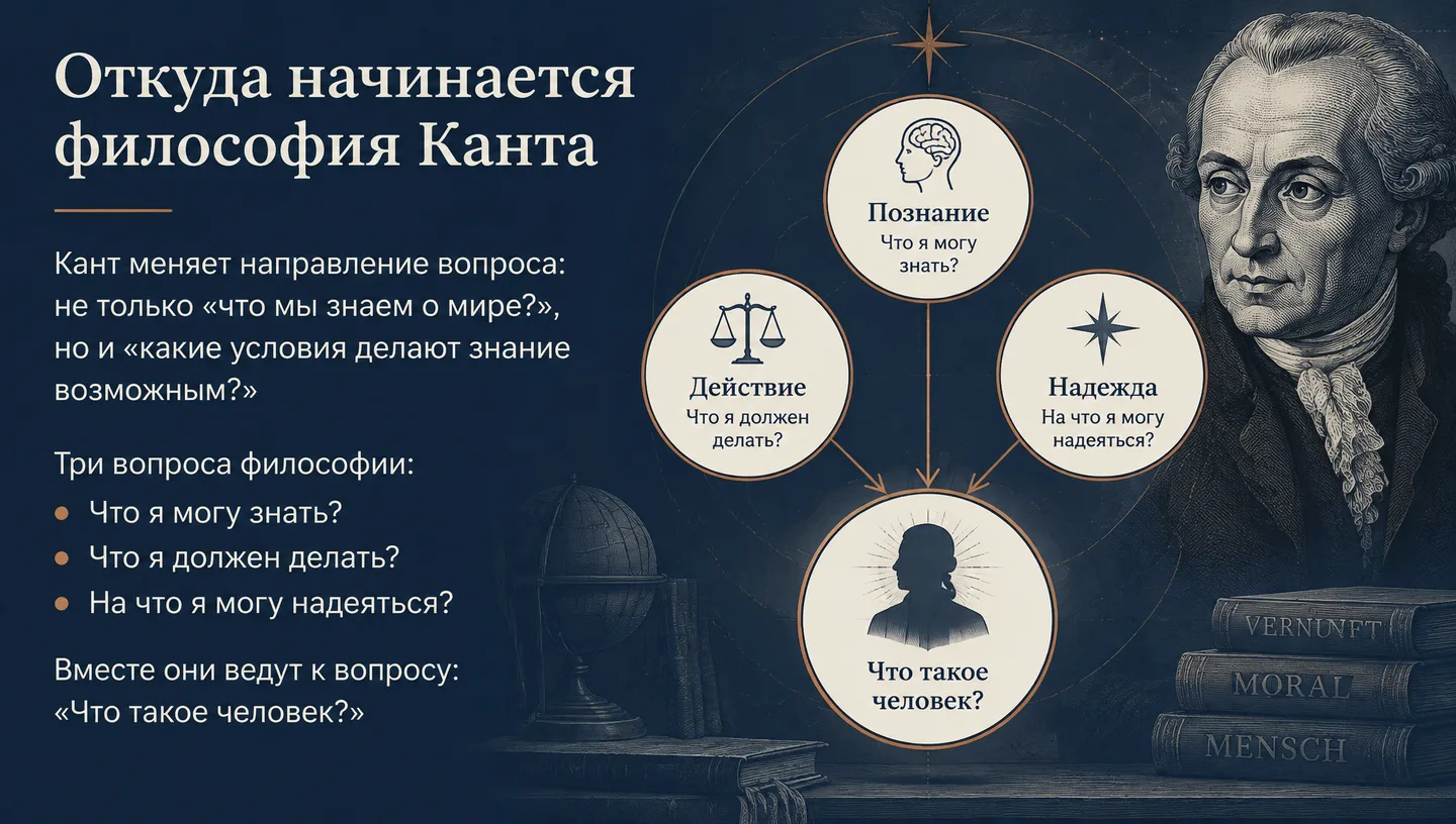 Откуда начинается философия Канта