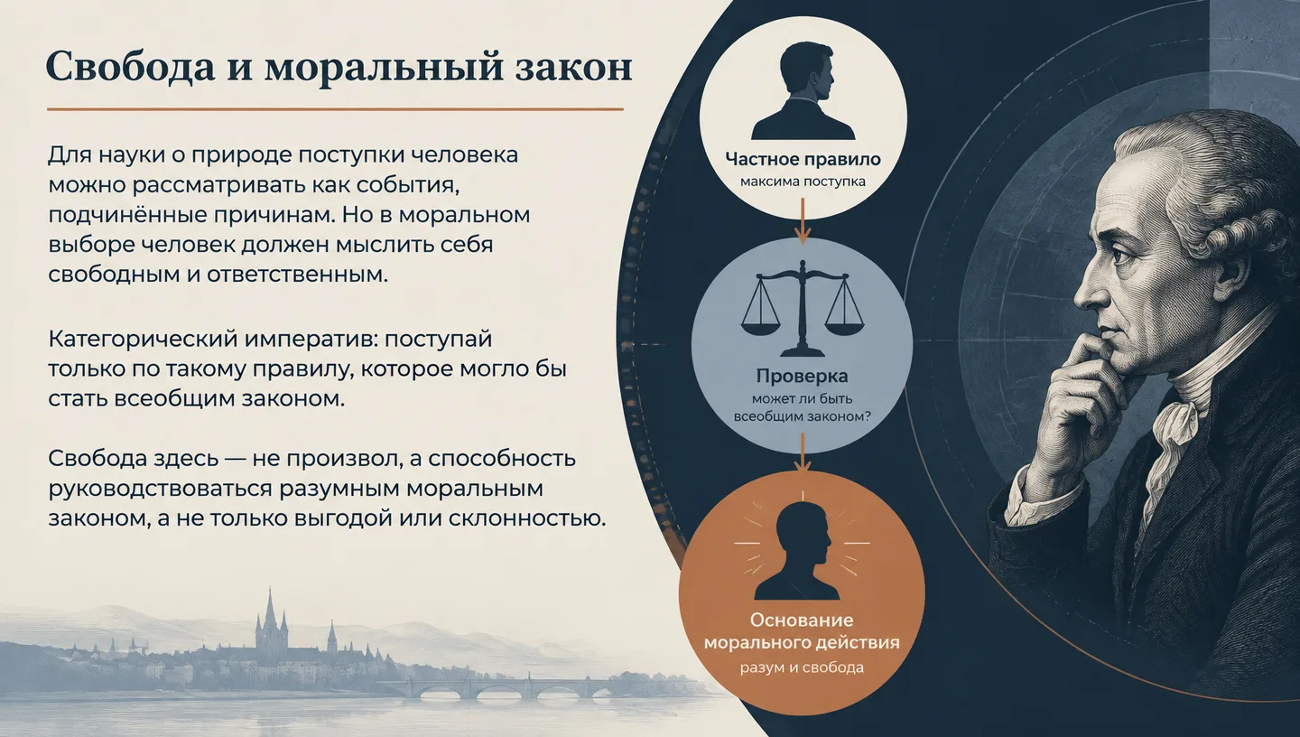 Свобода и моральный закон