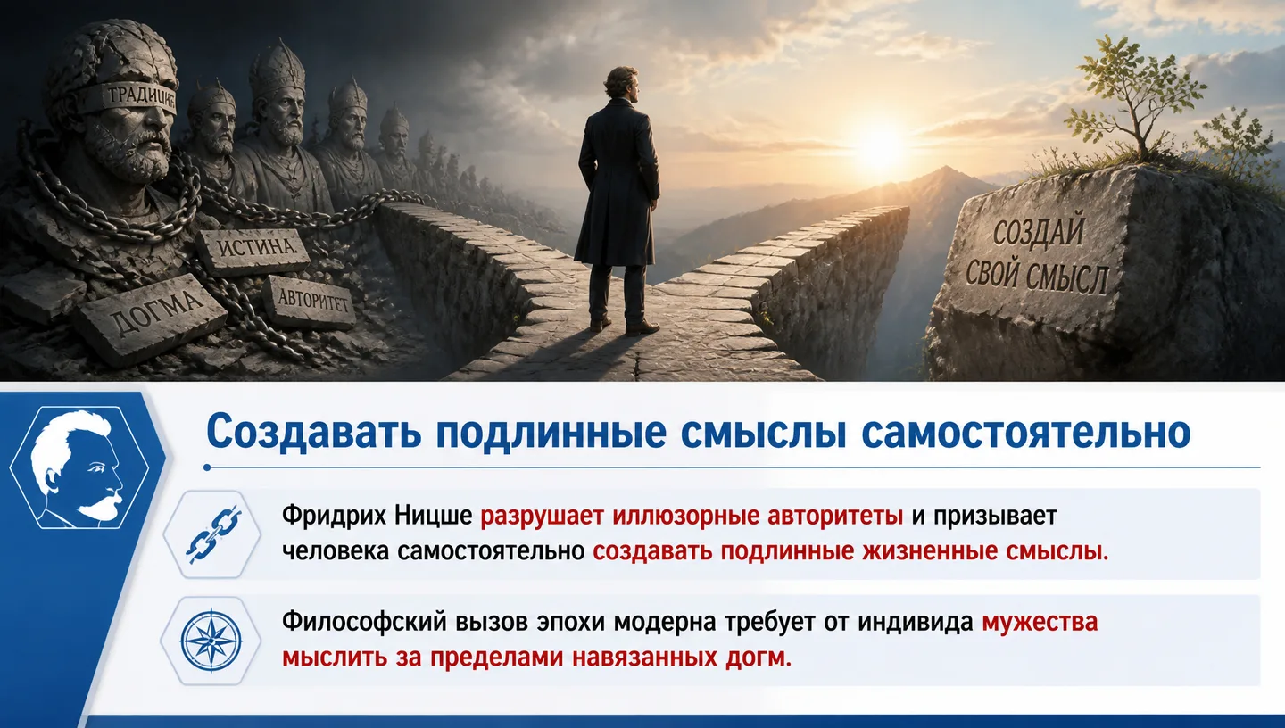 Создавать подлинные смыслы самостоятельно
