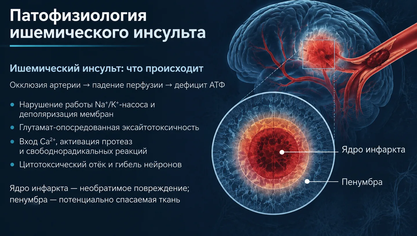 Патофизиология ишемического инсульта