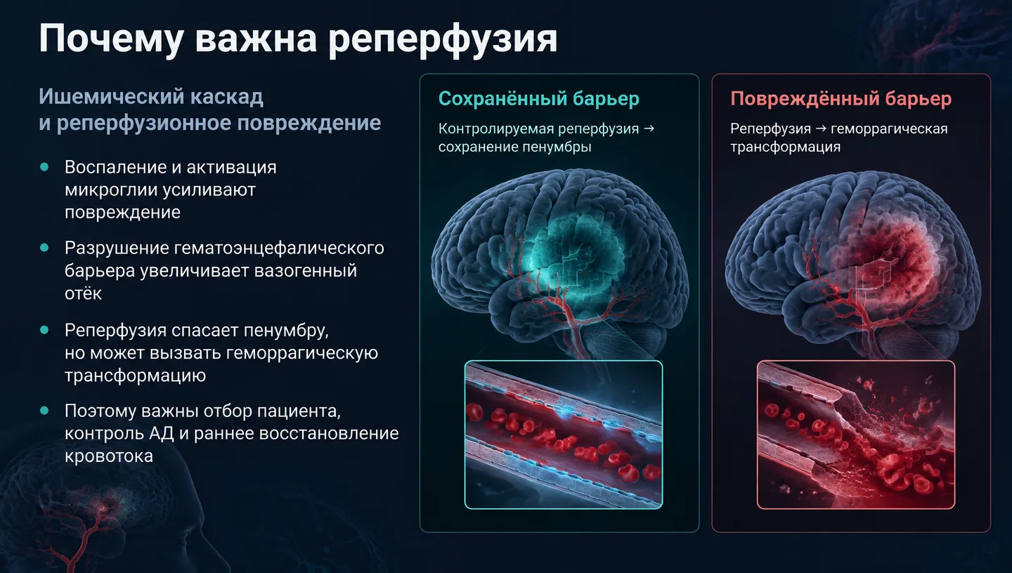 Почему важна реперфузия