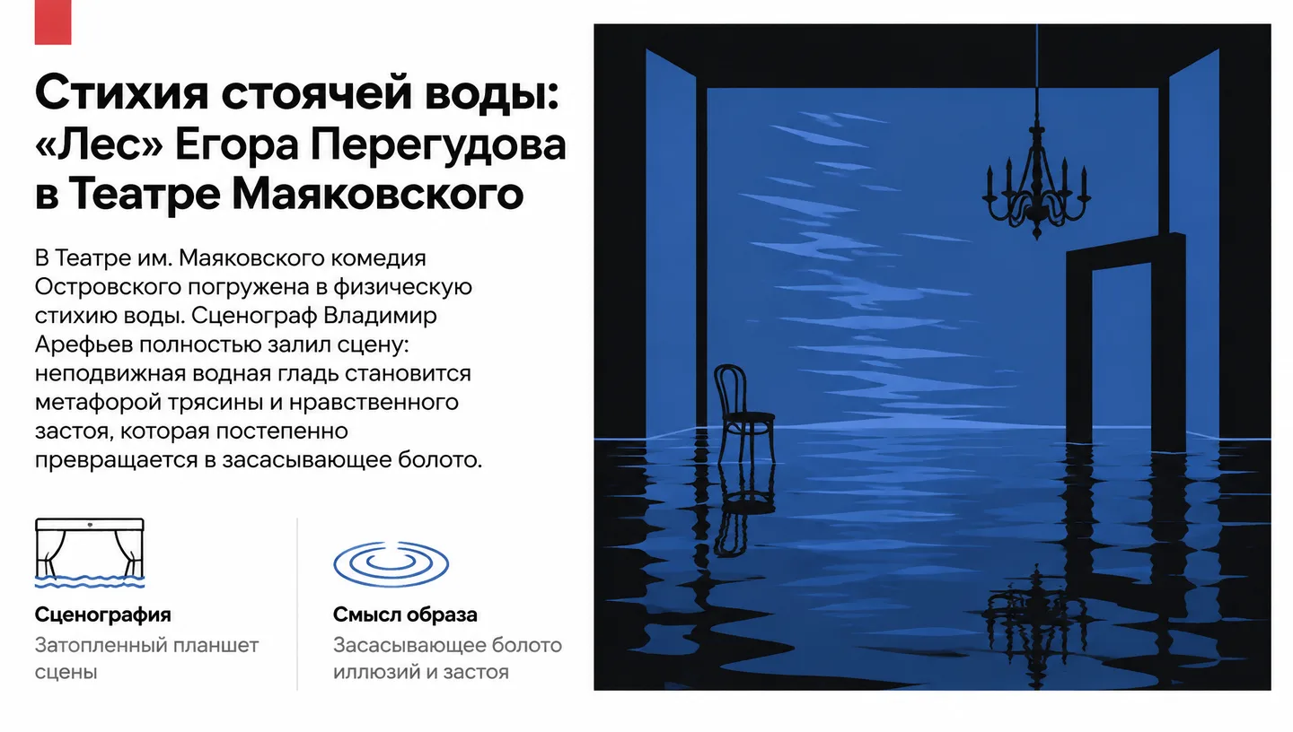 Стихия стоячей воды: «Лес» Егора Перегудова в Театре Маяковского