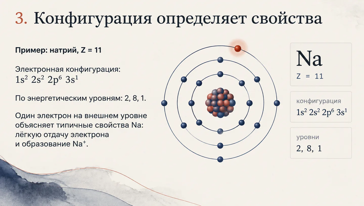 3. Конфигурация определяет свойства