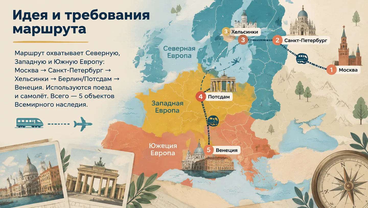 Идея и требования маршрута
