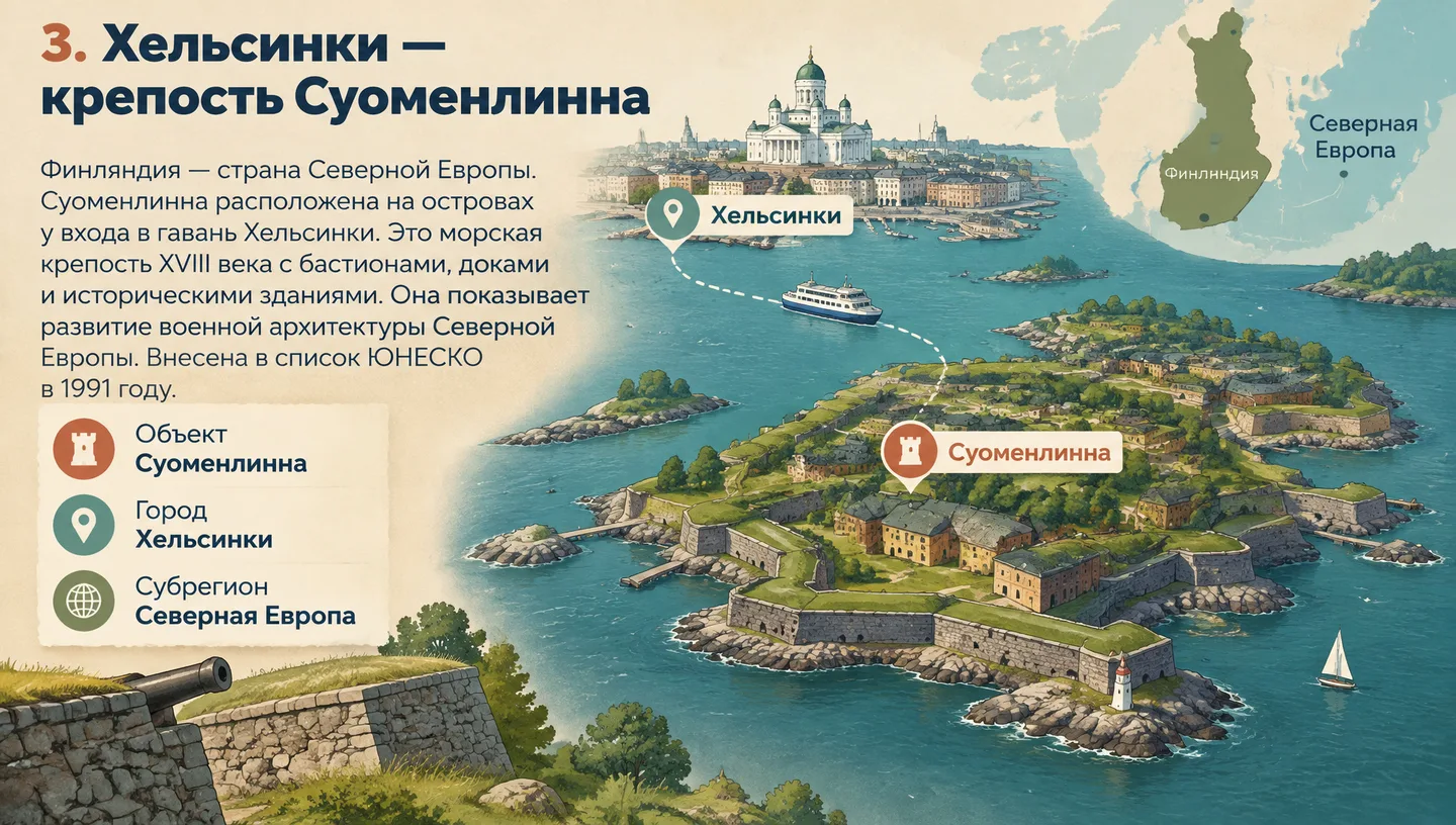 3. Хельсинки — крепость Суоменлинна