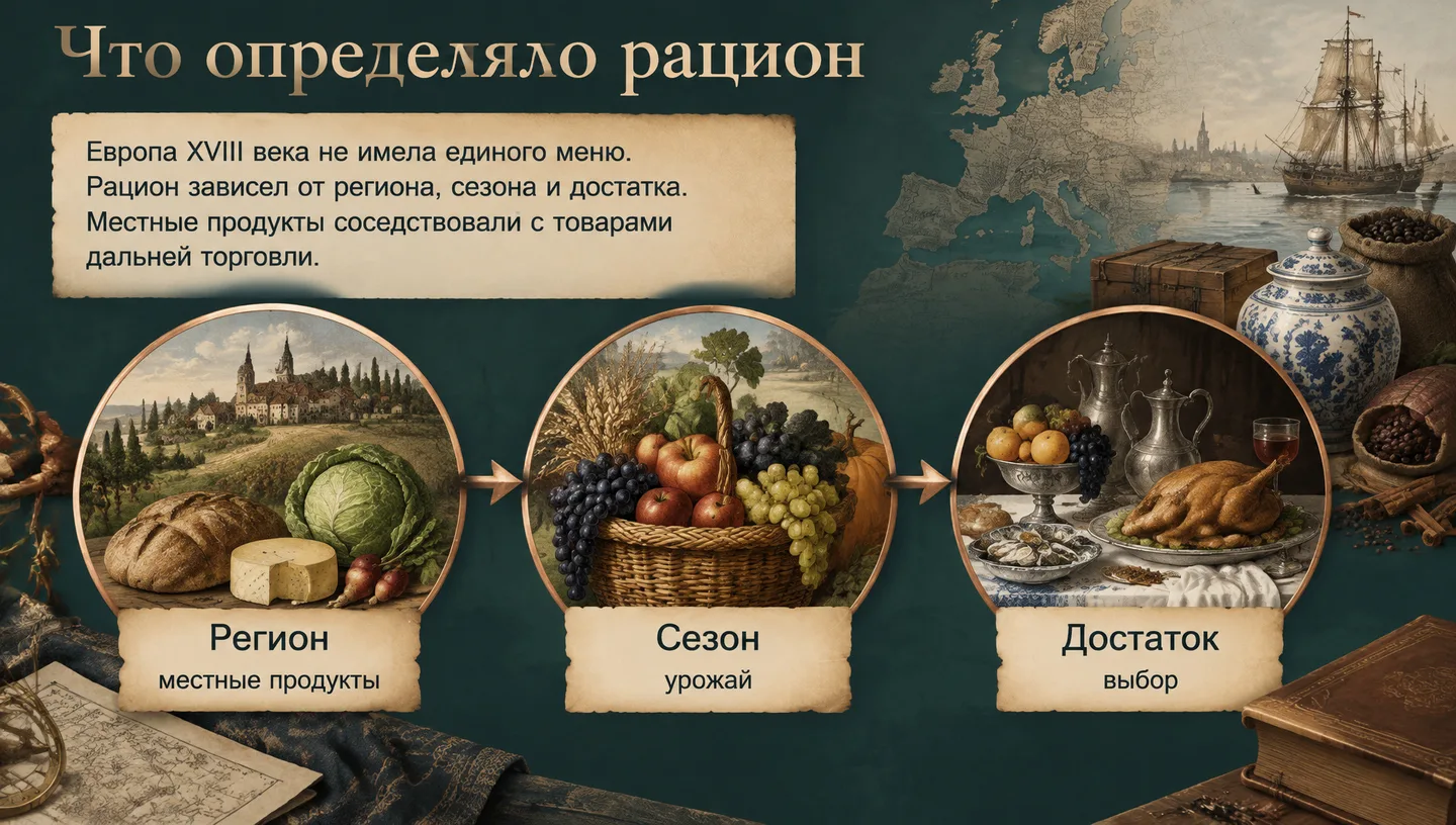 Что определяло рацион