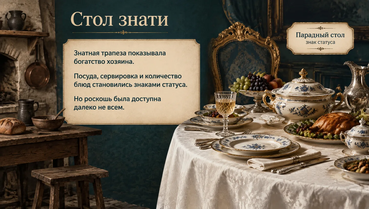 Стол знати