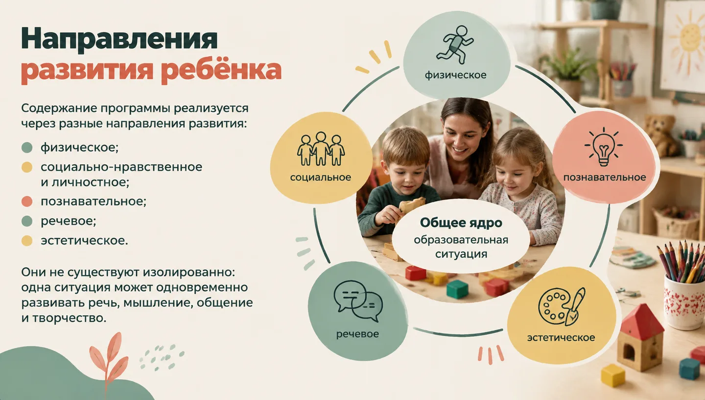 Направления развития ребёнка