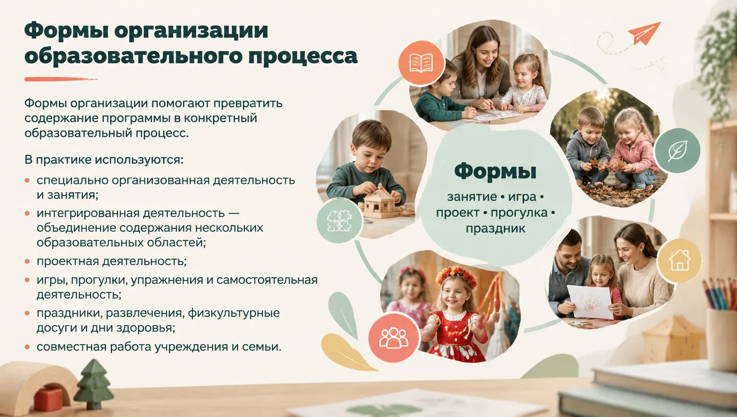 Формы организации образовательного процесса