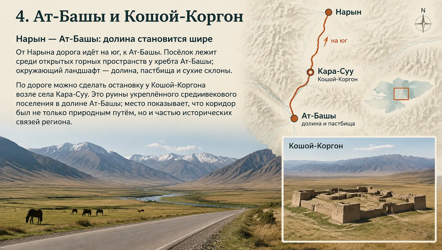 4. Ат-Башы и Кошой-Коргон