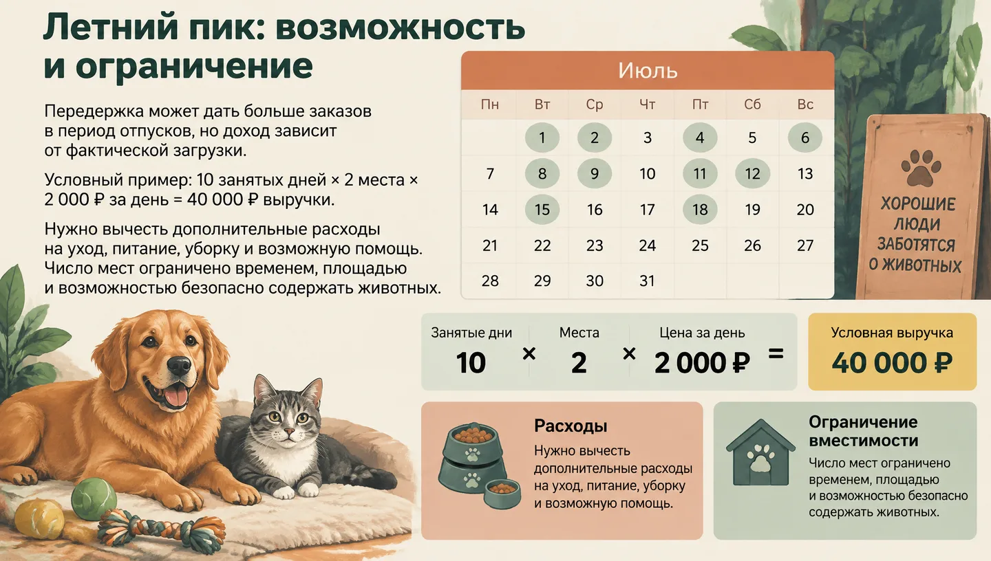 Летний пик: возможность и ограничение