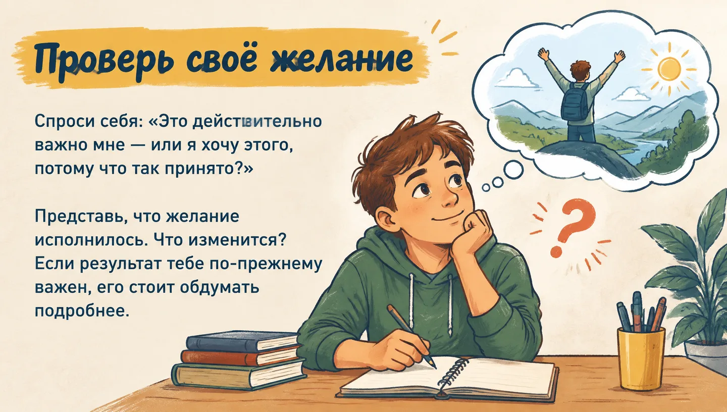 Проверь своё желание