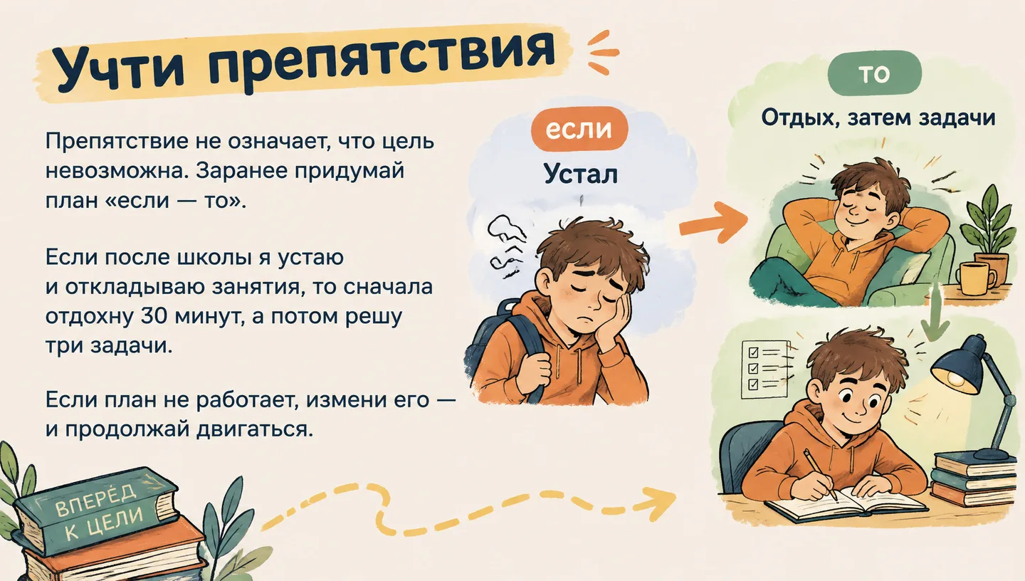 Учти препятствия