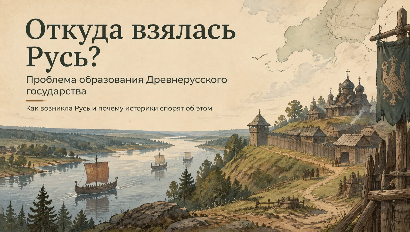 Первый слайд: Откуда взялась Русь?
