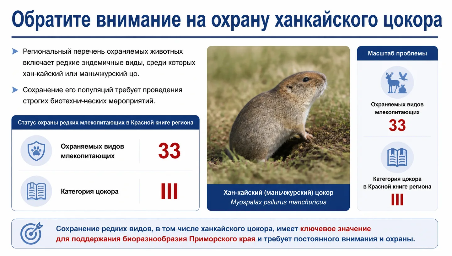 Обратите внимание на охрану ханкайского цокора