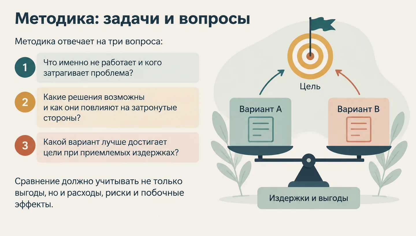 Методика: задачи и вопросы