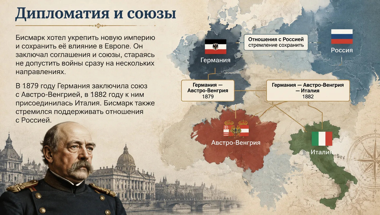 Дипломатия и союзы
