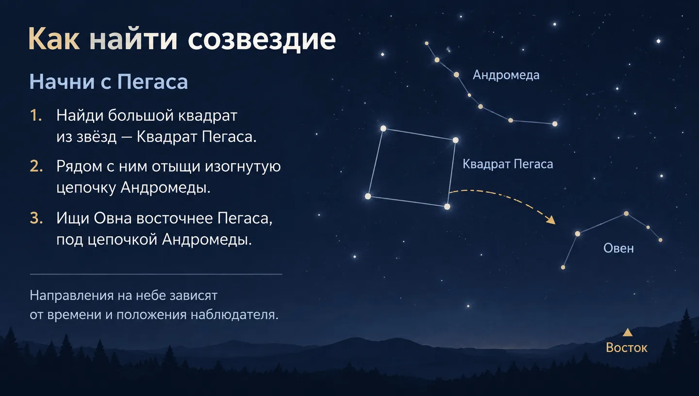 Как найти созвездие