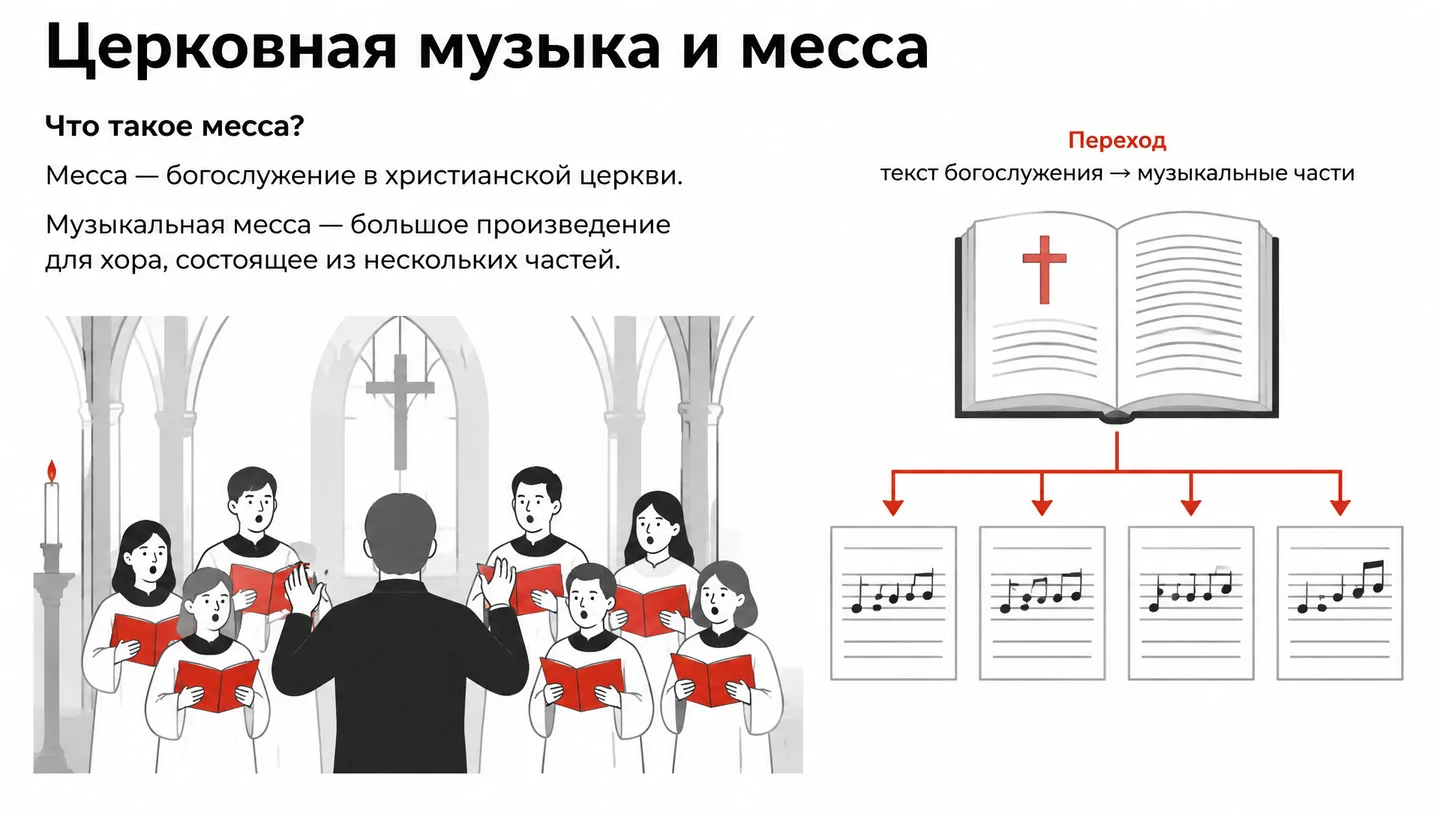 Церковная музыка и месса