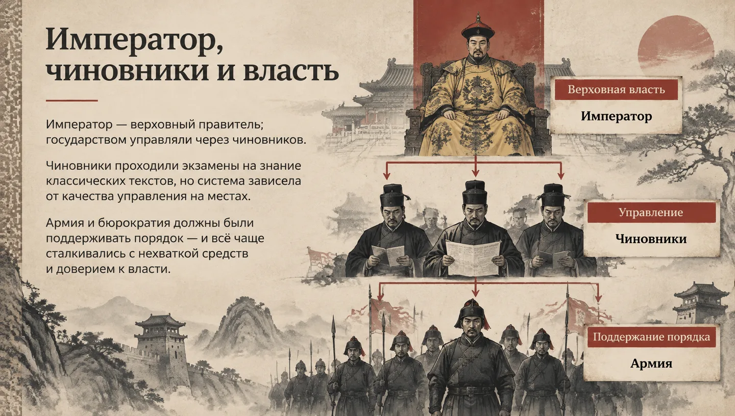Император, чиновники и власть