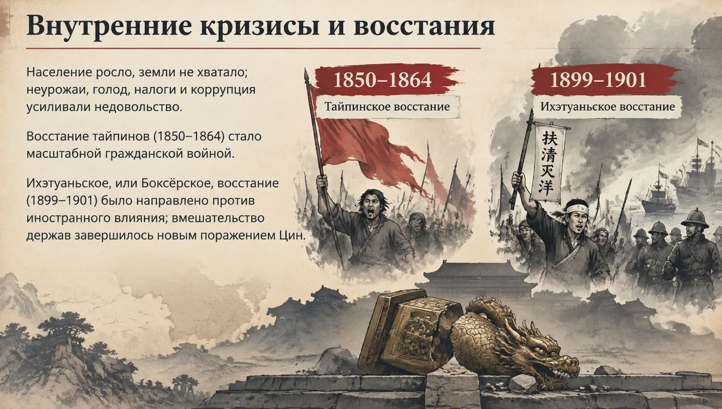 Внутренние кризисы и восстания