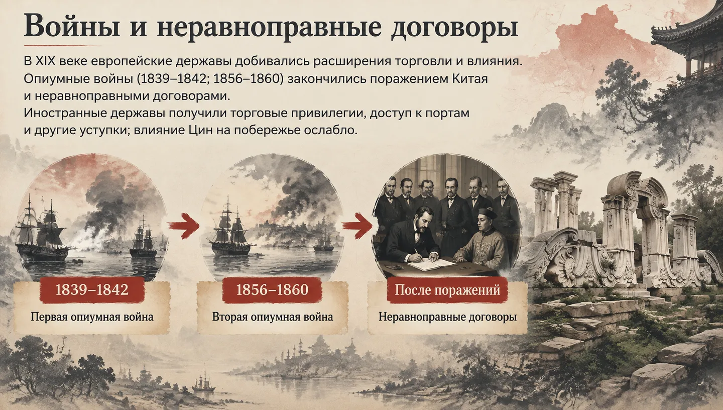 Войны и неравноправные договоры