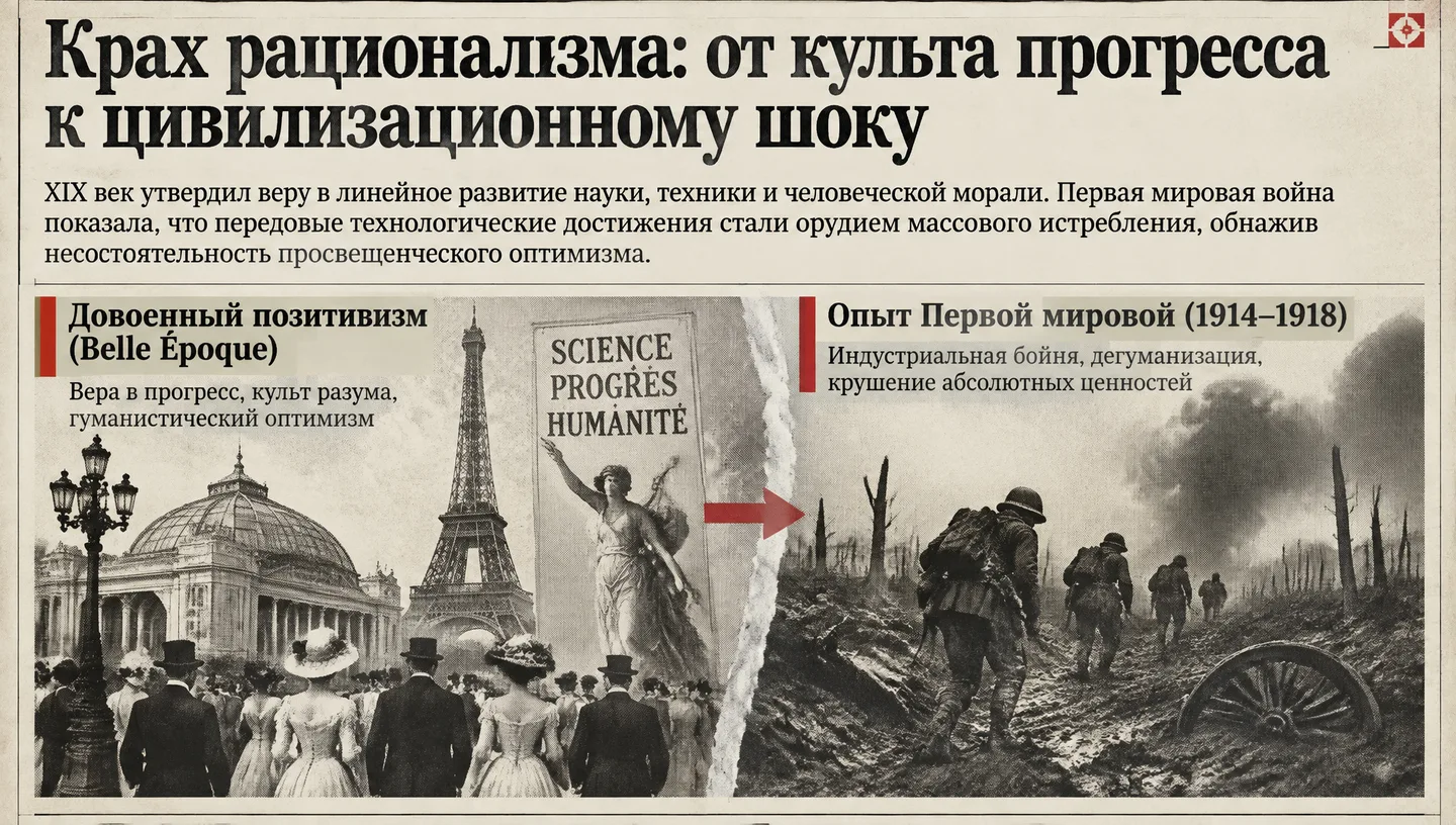 Крах рационализма: от культа прогресса к цивилизационному шоку