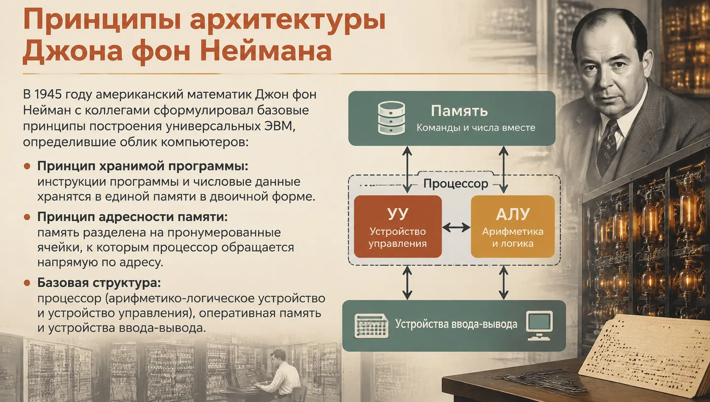 Принципы архитектуры Джона фон Неймана