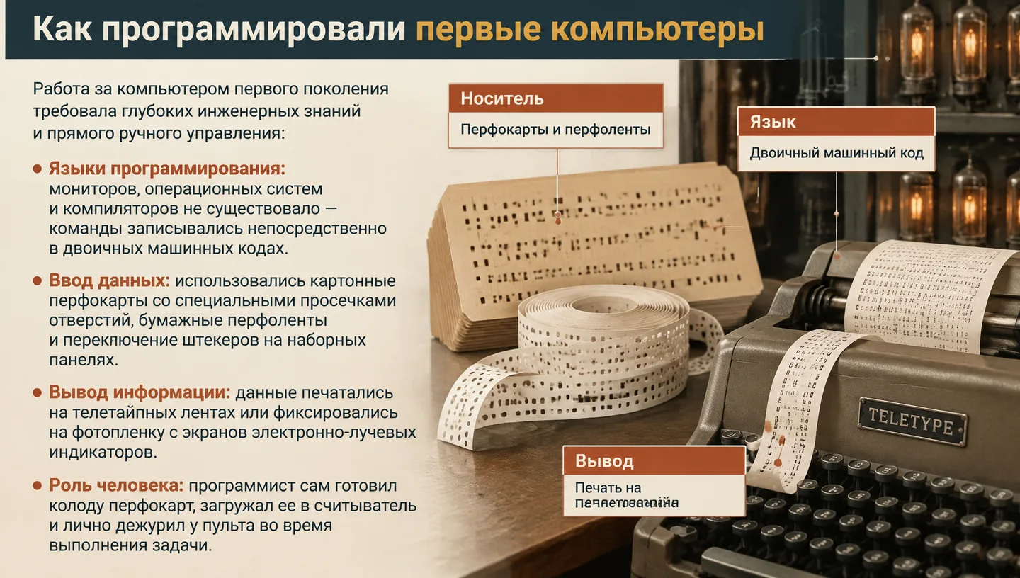 Как программировали первые компьютеры