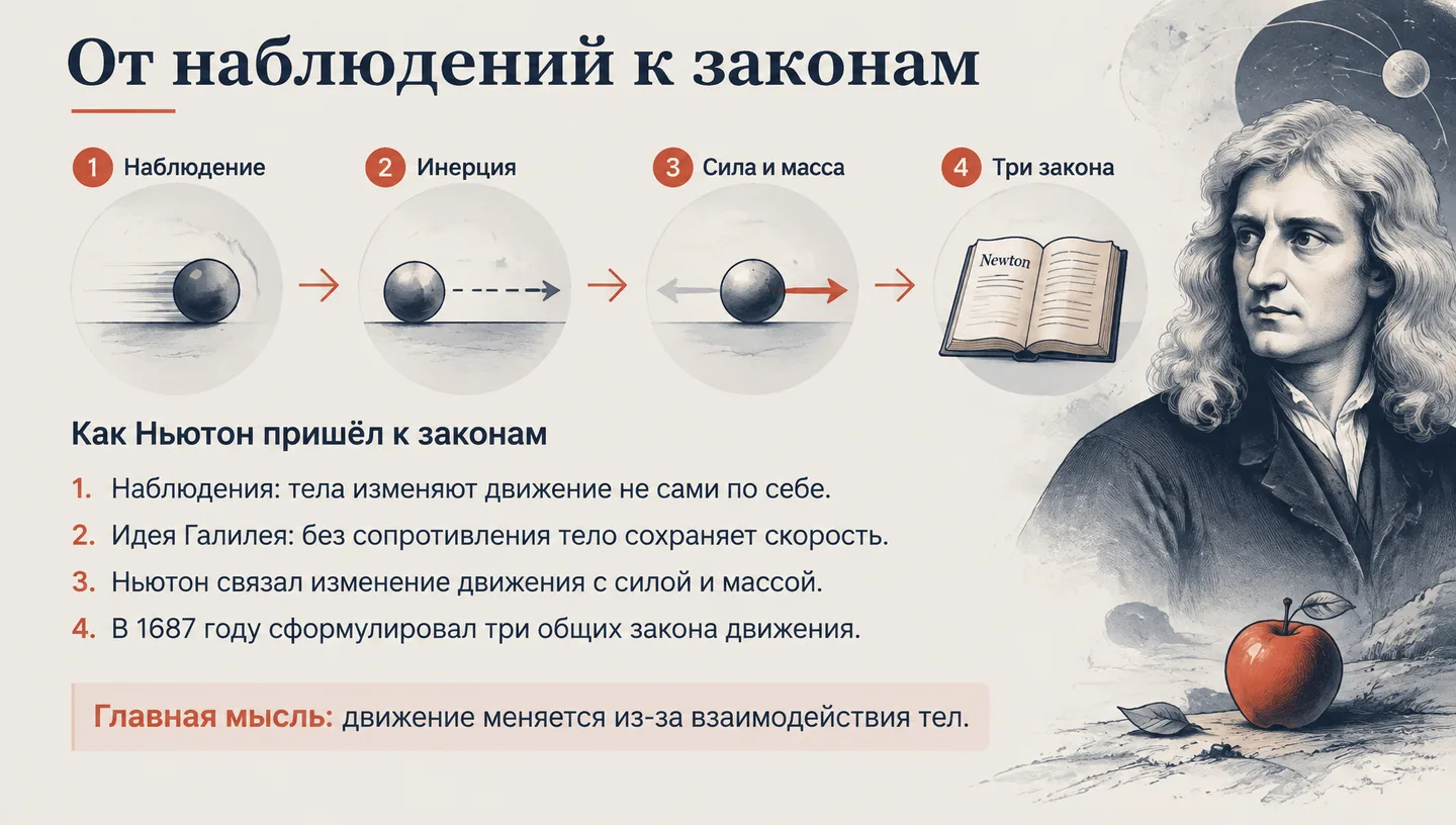 От наблюдений к законам