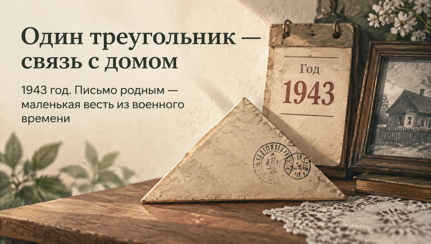 Один треугольник — связь с домом