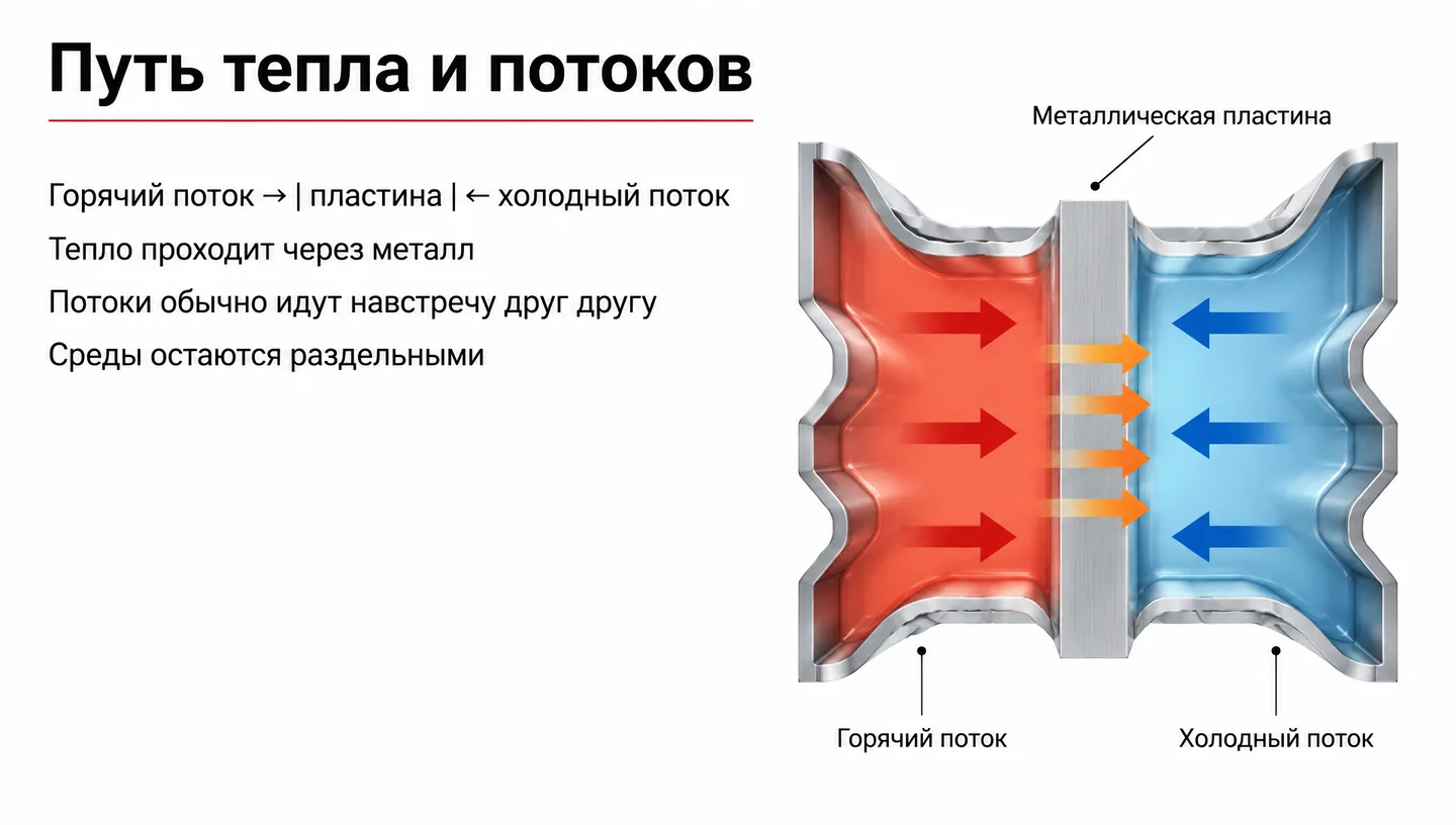 Путь тепла и потоков