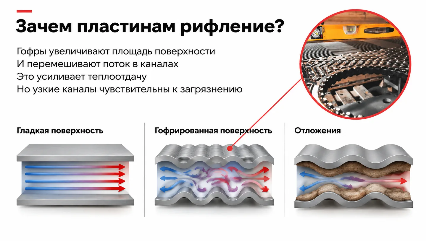 Зачем пластинам рифление?