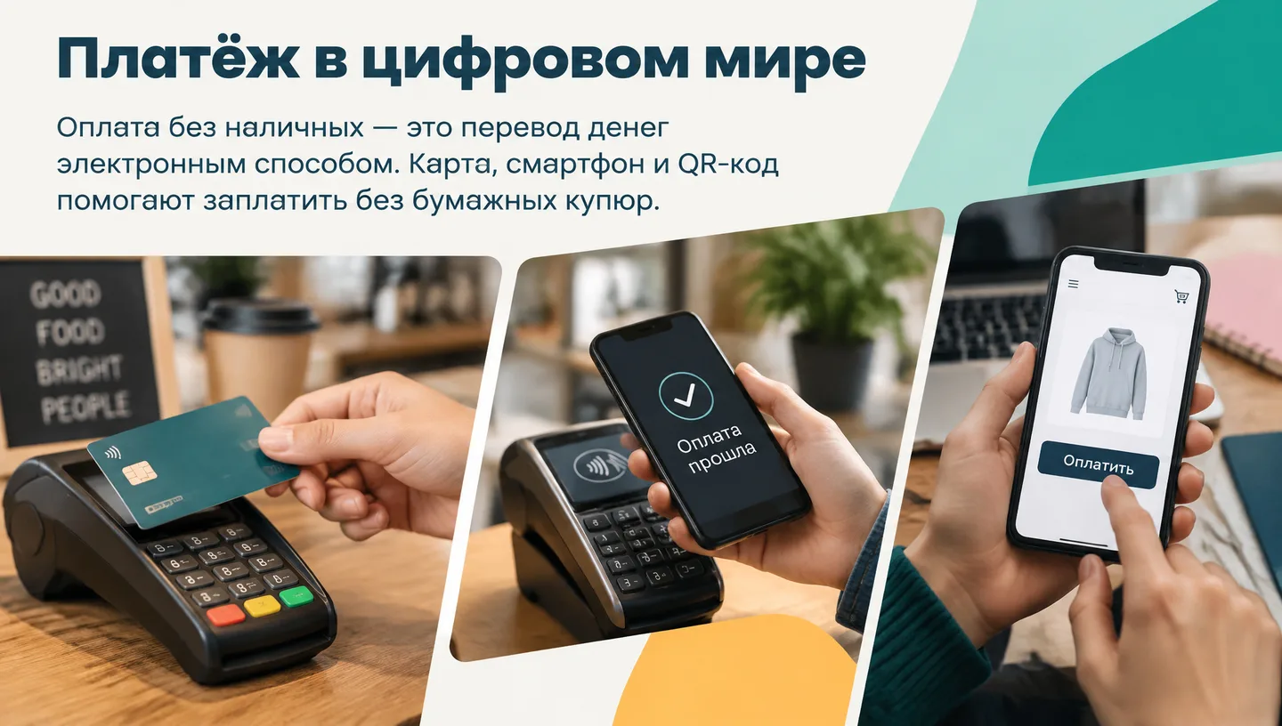 Первый слайд: Платёж в цифровом мире