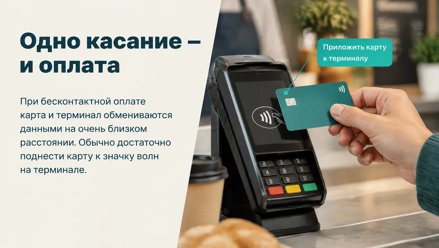 Одно касание — и оплата