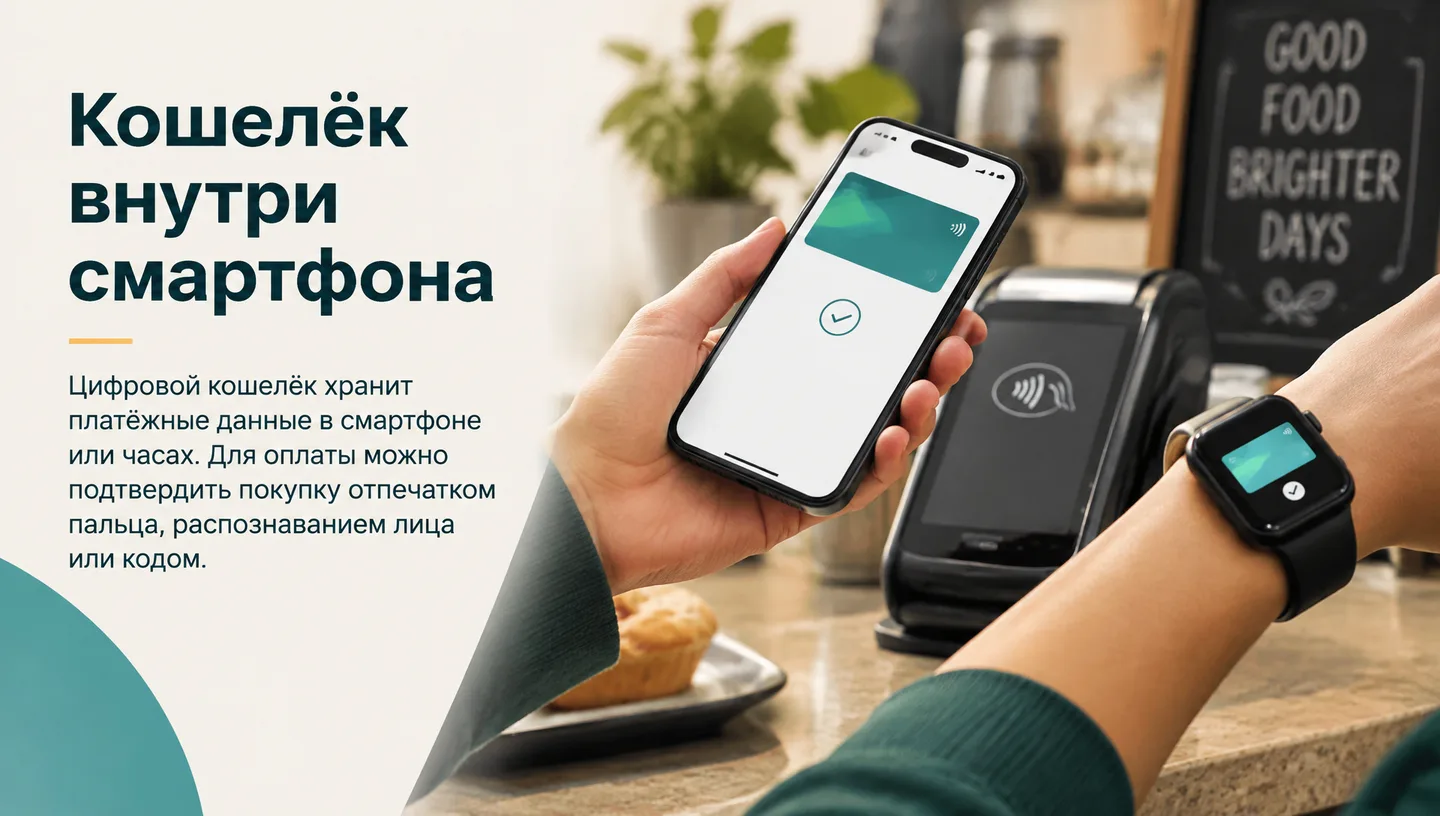 Кошелёк внутри смартфона