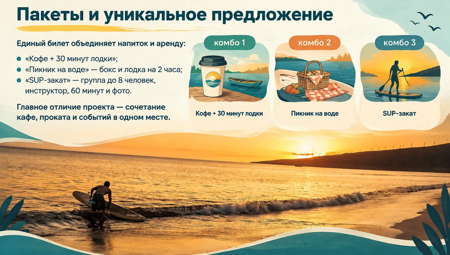 Пакеты и уникальное предложение