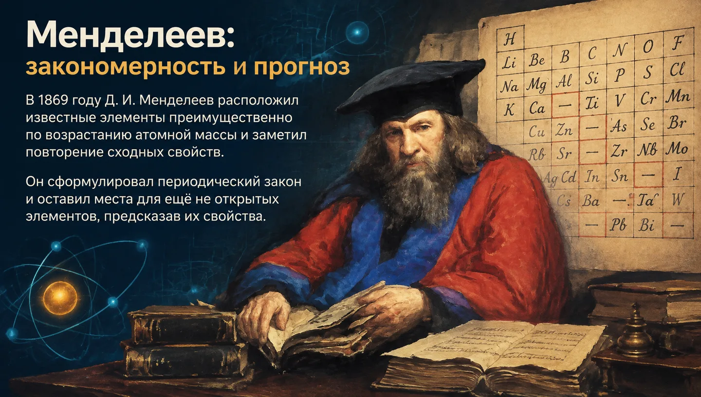 Менделеев: закономерность и прогноз