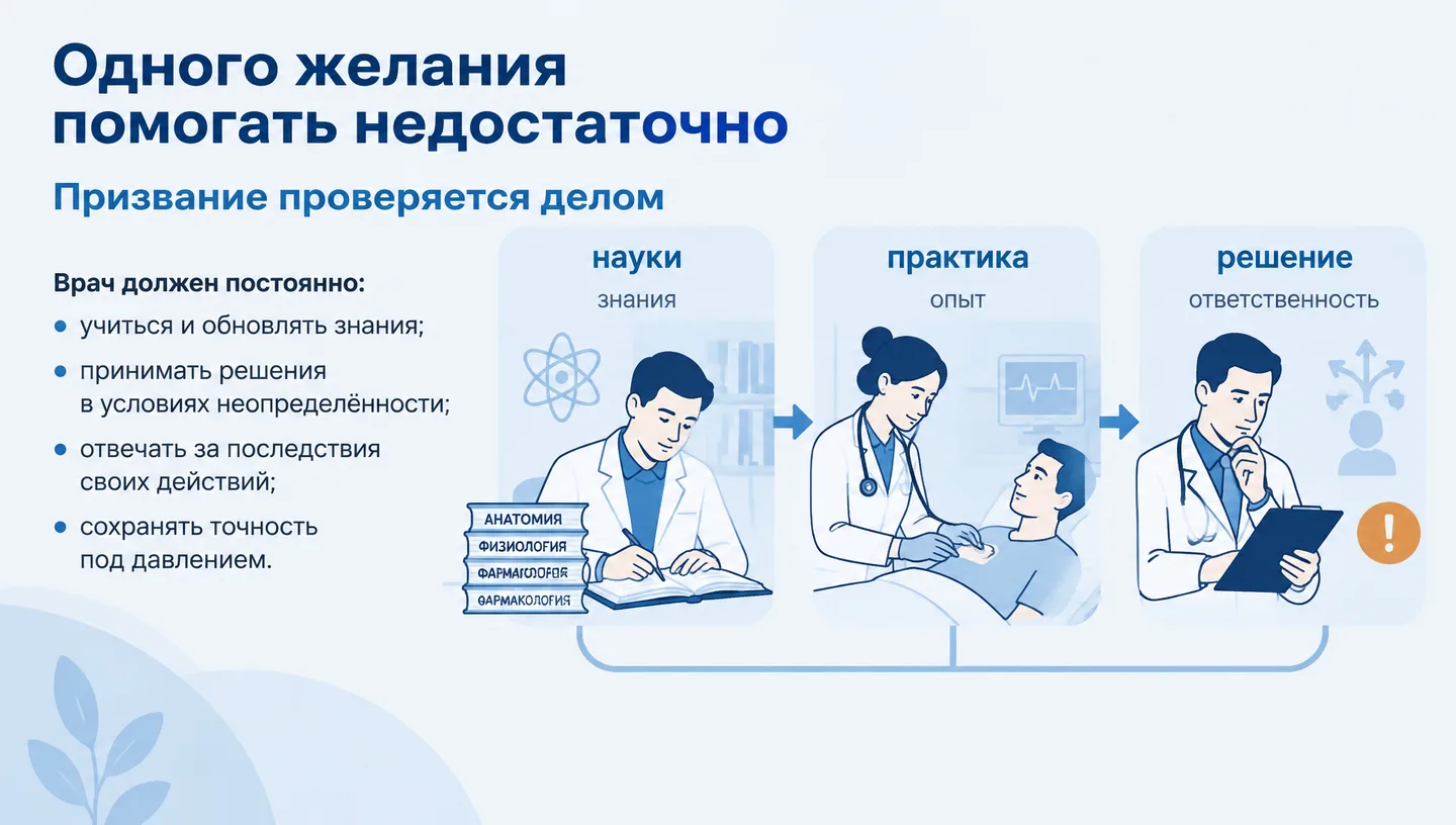 Одного желания помогать недостаточно