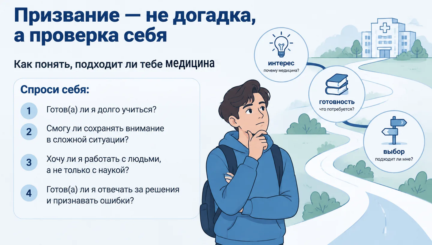 Призвание — не догадка, а проверка себя