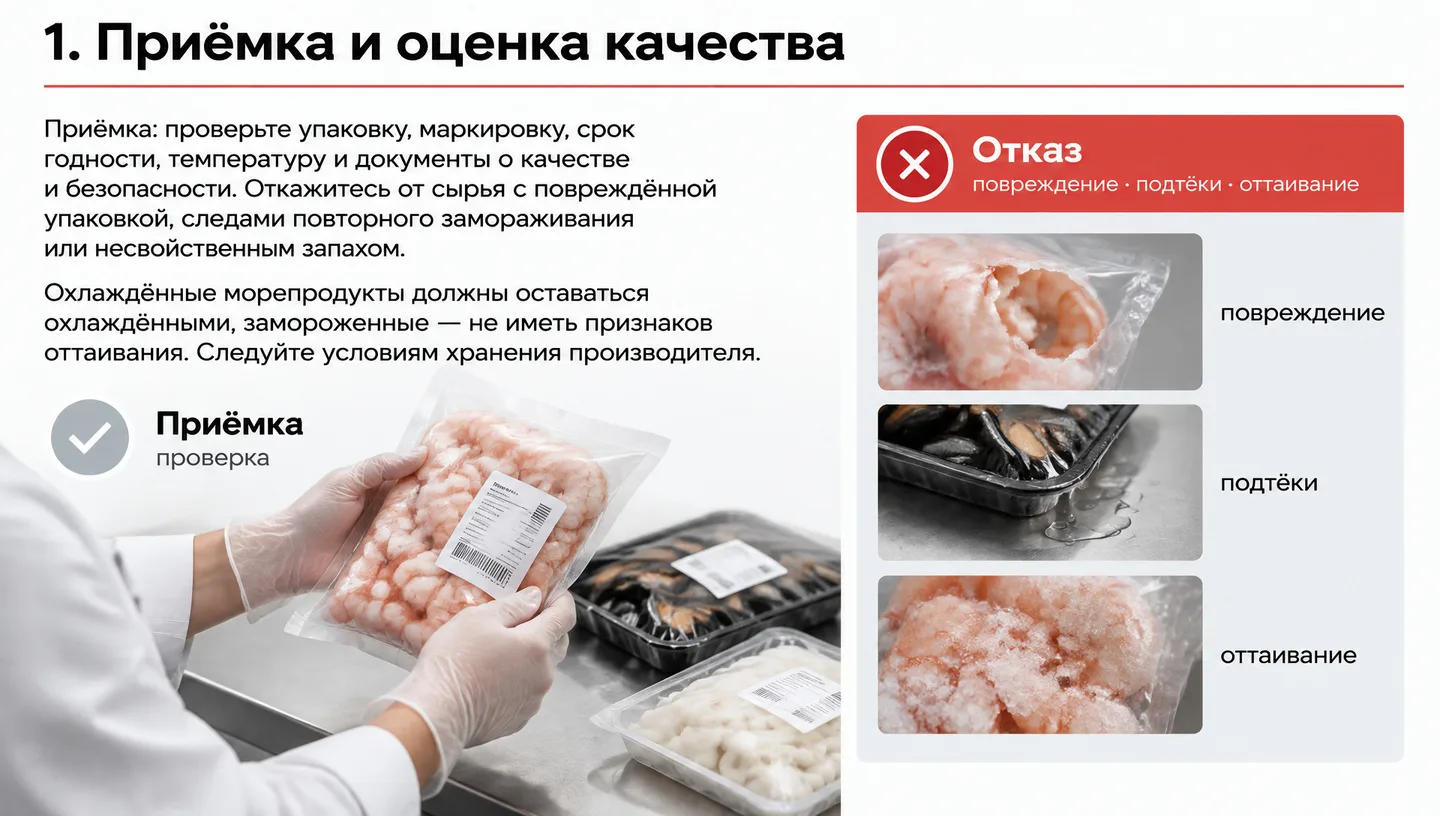 1. Приёмка и оценка качества