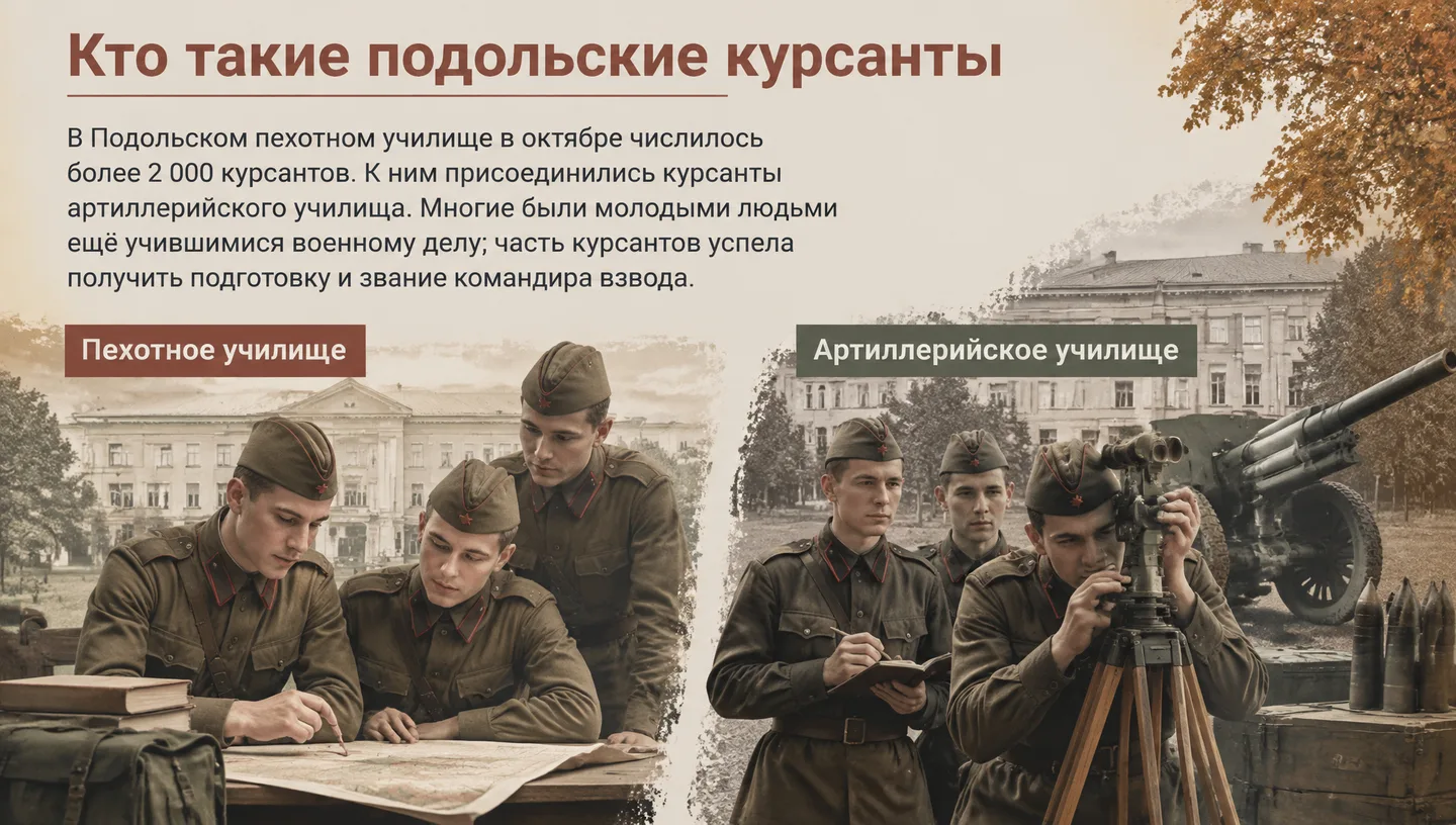 Кто такие подольские курсанты