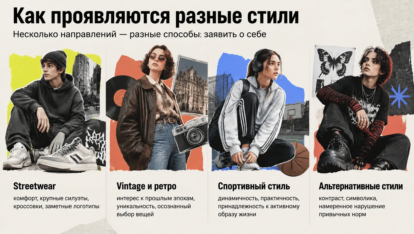 Как проявляются разные стили