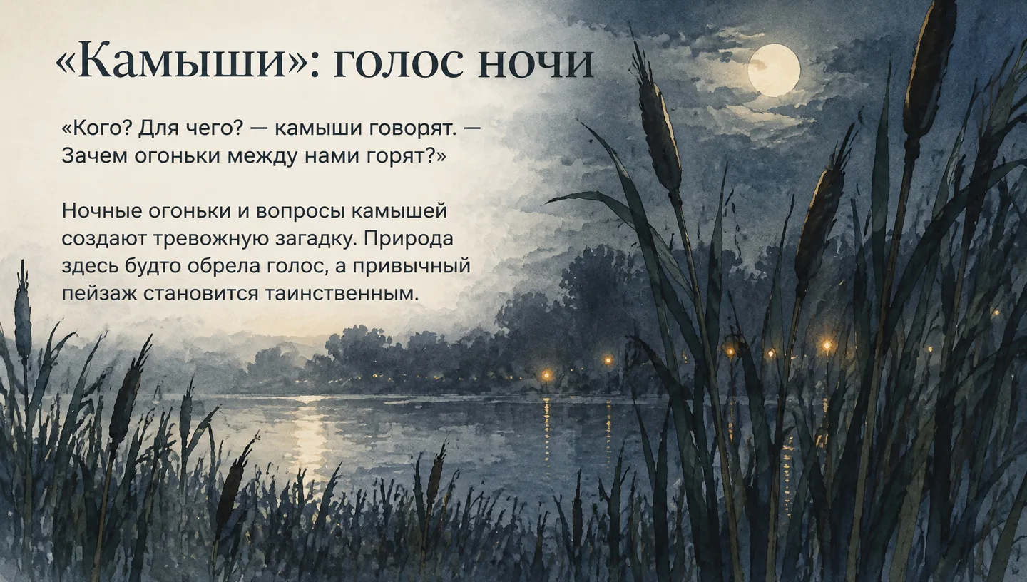 «Камыши»: голос ночи