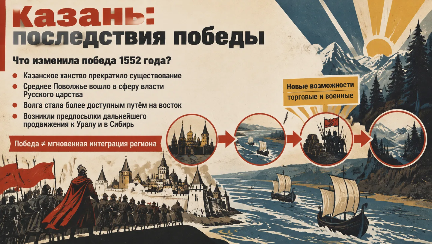 Казань: последствия победы