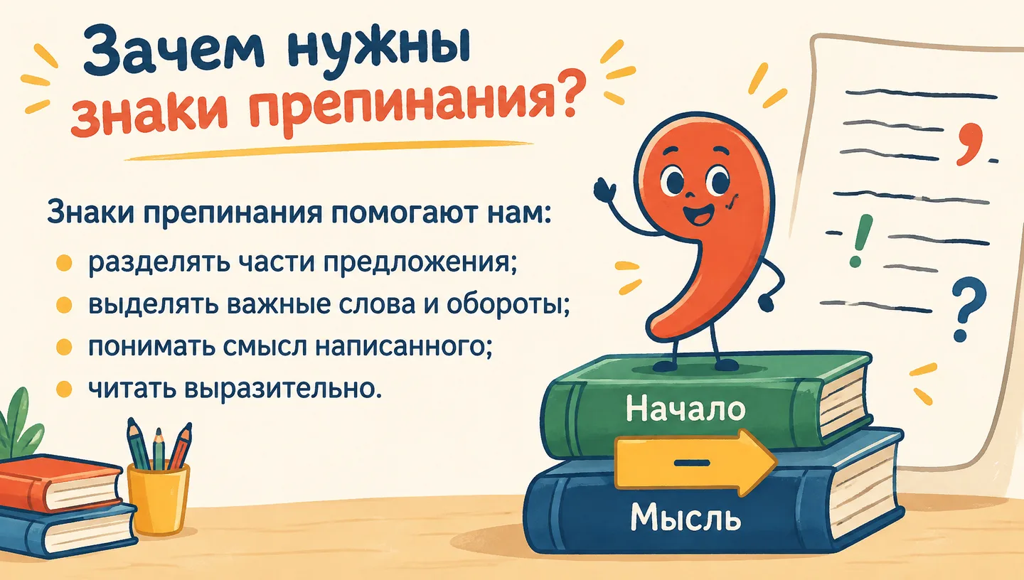 Зачем нужны знаки препинания?