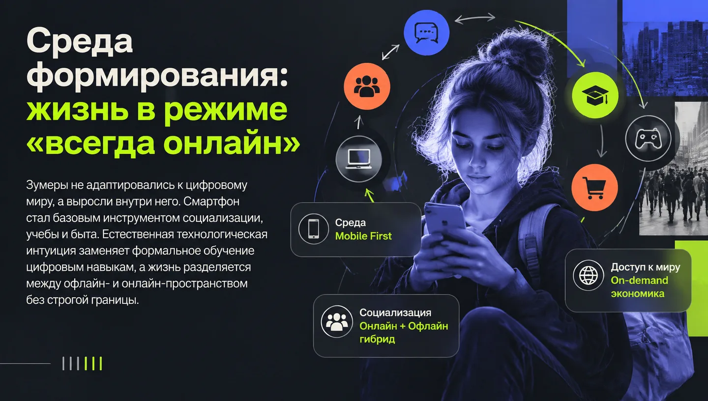 Среда формирования: жизнь в режиме «всегда онлайн»