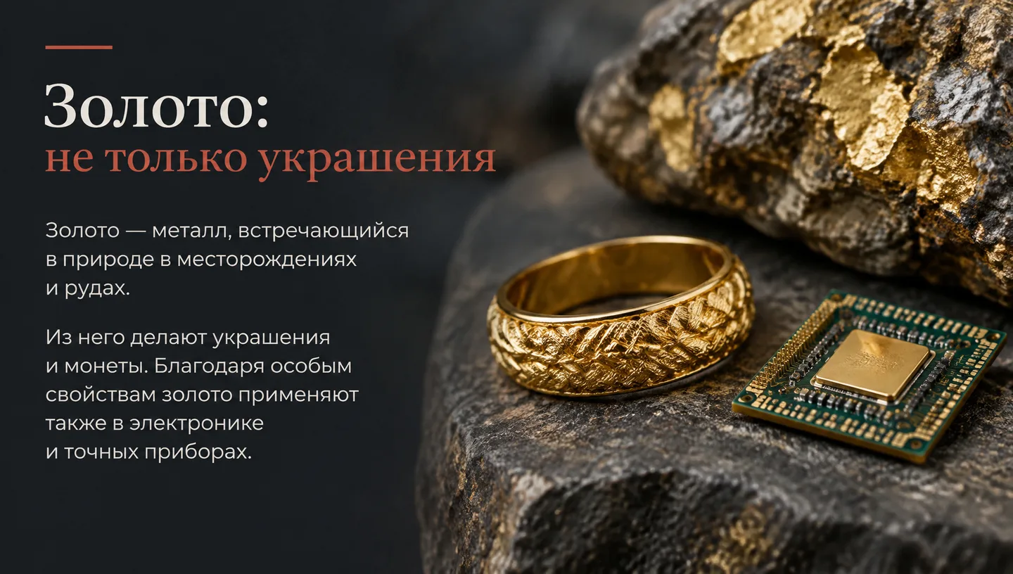 Золото: не только украшения